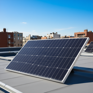 Paneles solares monocristalinos de 100W, 4 unidades, módulo fotovoltaico de 23% de eficiencia para salida MC4, montaje en techo de aluminio IP65 resistente al agua - Product Image 2