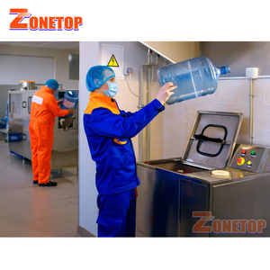 Semi-automatique 18 L 19 l 20 litres 189l 19 l 20 l 5 gallons bouteille d'eau en plastique fût fût conteneur rinçage nettoyage <span class=keywords><strong>machine</strong></span> à <span class=keywords><strong>laver</strong></span> - Product Image 3
