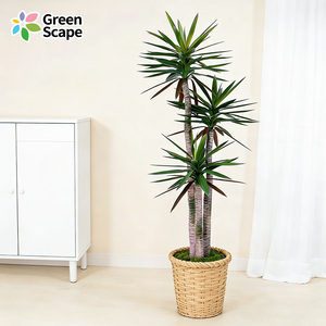 ต้นปาล์มซาโก้ประดิษฐ์ขนาดเล็กสำหรับตกแต่งโต๊ะทำงานที่บ้านหรือสำนักงาน - Product Image 1