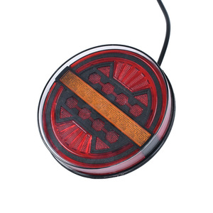 Suministro de fábrica, nuevas piezas de remolque de camión de 24V, lente transparente, 12LED, luces de hamburguesa para agua corriente, luces laterales y anchas para camión - Product Image 4