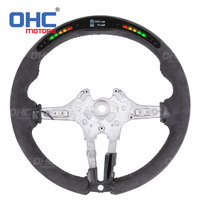 Volant en fibre de carbone LED compatible avec BMW F30 F20 M2 M3 M4 M5 M6 F30 F80 F10 m Sport Volant en fibre de carbone