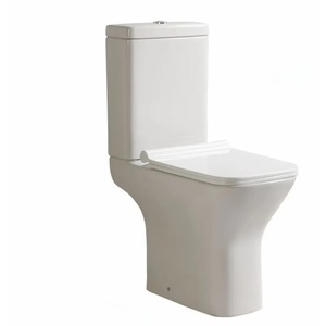 Para baños Inodoro de dos piezas de cerámica blanca barata Venta directa de fábrica original - Product Image 6
