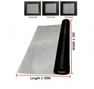 Malla <span class=keywords><strong>Mosquitera</strong></span> de Fibra de Vidrio de Alta Calidad para Ventanas, Transpirable e Invisible, Malla Antimosquitos para Puerta, Malla <span class=keywords><strong>Enrollable</strong></span> - Product Image 4