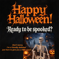 Decoración de Esqueleto de Halloween de 165 cm (5 pies), Tamaño Real, Articulado, para Jardín, Fiestas y Casas Encantadas
