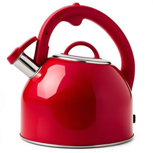 Bollitore Inox (2,5Lt) DECO GLAMOUR con fischietto Rosso NGD24010 - Product Image 2