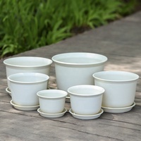 Pots de fleurs en plastique classiques écologiques à prix d'usine pour la maison et le jardin, fournitures de jardinage