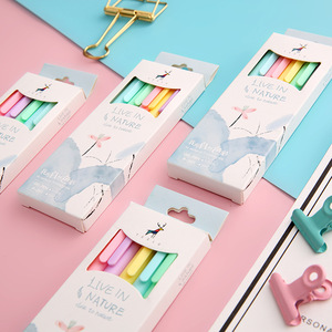 Caramella morbida a destra 5 pezzi penne Gel Set rapida e liscia scrittura retrattile penne a inchiostro per forniture per ufficio scuola a casa - Product Image 6