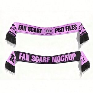 Bufanda de Aficionado al Fútbol con Logotipo Personalizado, Colores de la Selección Nacional, Artículos para Aficionados, Bufanda de Animación para el Torneo 2026, Pedido al por Mayor de Fábrica - Product Image 5