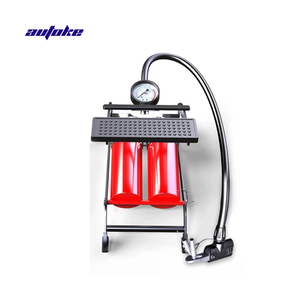 אופניים כפול צילינדר, רכב צמיג ידני משאבת אוויר כף רגל אוויר עבור אופניים & טיפול במחזור - Product Image 1