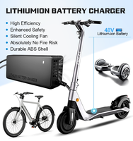 Chargeur de trottinette électrique 48V 42V(36V) 54.6V(48V) 58.8V(48V) 54.75V(48V) 2A 3A 4A 5A 6A 8A Chargeur de batterie Li-ion pour véhicule et vélo électrique