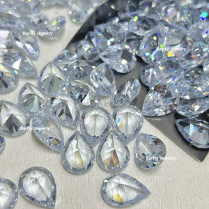 Màu Trắng Lê Cắt 6*9Mm Để 10*14Mm 1000Pcs Mỗi Túi Pha Lê Zircon Đá Lớn Tinh Thể Giọt Giọt Đá Quý Zircon Pha Lê Đá - Product Image 3