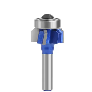 1/4mm 8mm 6mm freze uçları dört diş dört kenar fileto kesici sızdırmazlık kenar dairesel kırpma ağaç İşleme R pah kesici - Product Image 5