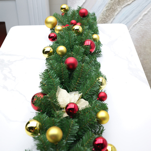 Christmas Decoration Environmental protection PVC Rattan Wreath 2.7 Meters Encryption Shopping Mall Hotel <b>Window</b> Scene - Product Image 5