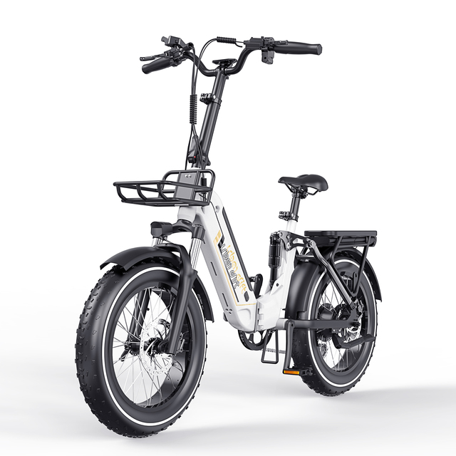 Portable 20 Inch Electric Fat Tire Bike Strong Rear Hub Folding Design for All-Terrain City Outdoor Adventures Lithium Battery