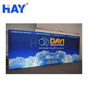 Cadre en aluminium Portatif de Nouveau Style Présentoir Double Face <span class=keywords><strong>Led</strong></span> Rétro-Éclairé Boîte à Lumière Stand D'exposition 17x9 Mètres - Product Image 6