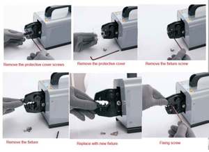 SR-AM10 13.5KN Portable multifonctionnel pneumatique fil Terminal sertissage Machine fabrication de câbles outils de sertissage de cosse - Product Image 5