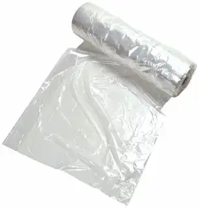 LOW PRICE transparent poly HDPE plastic food grade perforated bags on roll for supermarket vegetables fruit packing