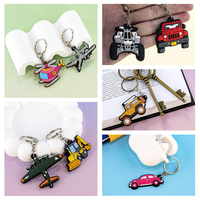 Llavero de Goma 2D Personalizado con Dibujos Animados, Tema de Auto, Duradero, Nuevo, Colgante Promocional, Regalo Publicitario