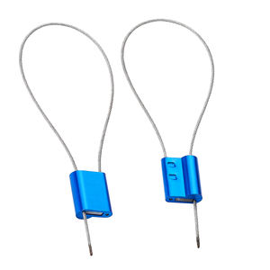 Cabo De Segurança De Aço Pull-Tite Selos De Fio Numerados Anti-Tamper Contentores De Carga Selos Etiquetas De Segurança Laços Selos De Segurança De Metal - Product Image 1