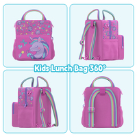 Boîte à déjeuner pour enfants sac de nourriture chaude école nouveauté licorne dessin animé nourriture enfants grand sac à déjeuner