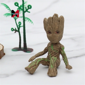 Película <span class=keywords><strong>de</strong></span> dibujos animados Mini árboles hombre acción juguete figura modelo bebé <span class=keywords><strong>Groot</strong></span> PVC muñeca Decoración - Product Image 4