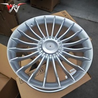Jantes en alliage d'aluminium argentées multi-rayons 5X112 5X120 18 19 20 pouces pour voitures particulières E34 E36 E39 Tesla Ford Mustang