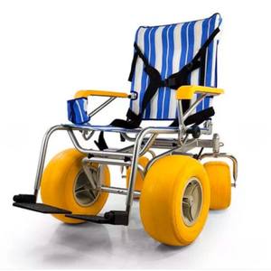 ARY MEDICAL Todo Terreno Manual Silla de ruedas de playa Carro acuático con neumáticos de globo para aventuras de arena y mar - Product Image 5