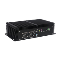 Fanless Industrial Mini Pc Intel Core I3/I5/I7Processor New Design Industrial Pc Chassis Ai Server Edge Computer Case 6 COM GPIO