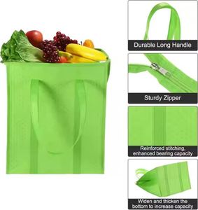 Sac isotherme jetable non tissé à bas prix pour boissons individuelles, sac de transport pour magasin de boissons, sac de déjeuner isolant - Product Image 5