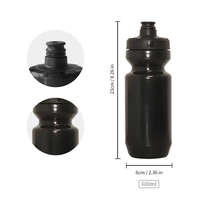 Bouteille d'eau de cyclisme personnalisée sans BPA avec logo, bouteille à boisson pour vélo, bouteille d'eau portable à presser pour le cyclisme