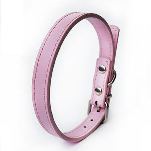 Personnalisation <span class=keywords><strong>OEM</strong></span> ODM collier de luxe à la mode léger réglable durable confortable en cuir PU multicolore pour chien et chat - Product Image 2