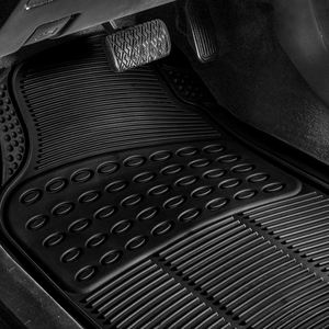 4 pièces de haute qualité universelles 3d PVC plastique tpe matériel imperméable tapis de voiture revêtement de sol ensemble de tapis - Product Image 2