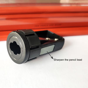 Coupe-<span class=keywords><strong>crayon</strong></span> manuel portable en plastique pour affûter les crayons à bois plats - Product Image 5