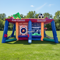 Jeux de plage gonflables en PVC commercial de 0,55 mm, 3 en 1, jeux de carnaval gonflables pour enfants et adultes