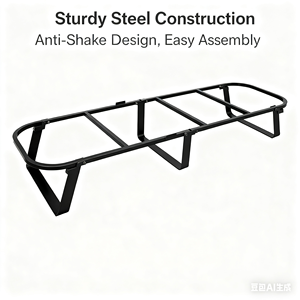 <span class=keywords><strong>Lit</strong></span> en métal, nouveau design, <span class=keywords><strong>gain</strong></span> <span class=keywords><strong>de</strong></span> <span class=keywords><strong>place</strong></span>, robuste, pliable, pour chambre à coucher et chambre d'hôtes - Product Image 3
