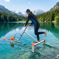 Sepeda Air Aluminium untuk Dewasa - Perahu Pedal Hidrofoil Lipat untuk Danau & Laut