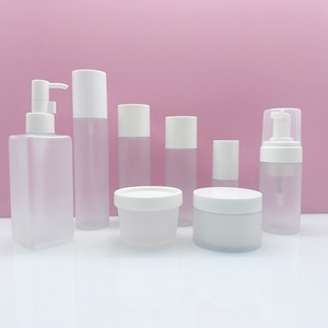 Bocaux en plastique givrés de luxe avec couvercle, 50g, pour emballage cosmétique, huile capillaire, ouverture large 67mm, contenants de 30ml à 500ml - Product Image 6