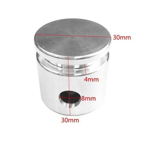 Piston de moteur en alliage d'aluminium forgé pour voiture de course, pièces automobiles de haute précision personnalisées, avec anneau de piston - Product Image 2