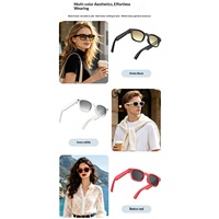 Lunettes Intelligentes Ultra-Performantes L1 avec Caméra 1300W pixels, Étui de Recharge Inversée, Wi-Fi et Reconnaissance d'Images par IA Cloud