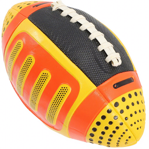High Quality Custom Red Mini Soft Foam Football With <b>White</b> <b>Laces</b> And Dots For Kids Teens Outdoor Sports Training Rugby Ball Play - Product Image 6