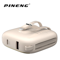 Für PN-830PD 22,5W 2-in-1 Tragbares Ladegerät 10000mAh mit integrierten Typ-C- und USB-Anschlüssen, schnelles Laden, LED-Anzeige, Powerbank