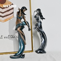 Style moderne nordique saint valentin amoureux statues sculpture de luxe résine décor à la maison pour cadeau de mariage art décor statue en résine