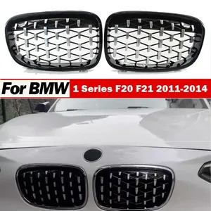 Pour BMW Série 1 F20 F21 2011 2012 2013 2014 – Calandre supérieure avant chromée de remplacement – Pièce auto décorative - Product Image 1