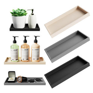 Vente flash : Plateau en silicone pour évier de cuisine, organisateur de comptoir, distributeur de savon, porte-parfum, plateaux de comptoir en silicone pour salle de bain - Product Image 1