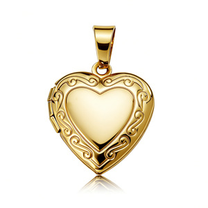 Collana con Ciondolo a Cuore Apribile in Acciaio Inossidabile HB60, Non Sbiadisce, con Scatola Portafoto a Cuore, Catena per Maglione, Gioielli Personalizzati per Coppie - Product Image 4