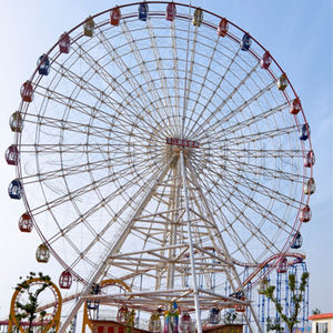 Parc à thème Attraction palpitante 30m 50m Visite Grande Grande <span class=keywords><strong>Roue</strong></span> Thème Fabricant Amusement Jeu <span class=keywords><strong>de</strong></span> foire Grande <span class=keywords><strong>Roue</strong></span> - Product Image 1