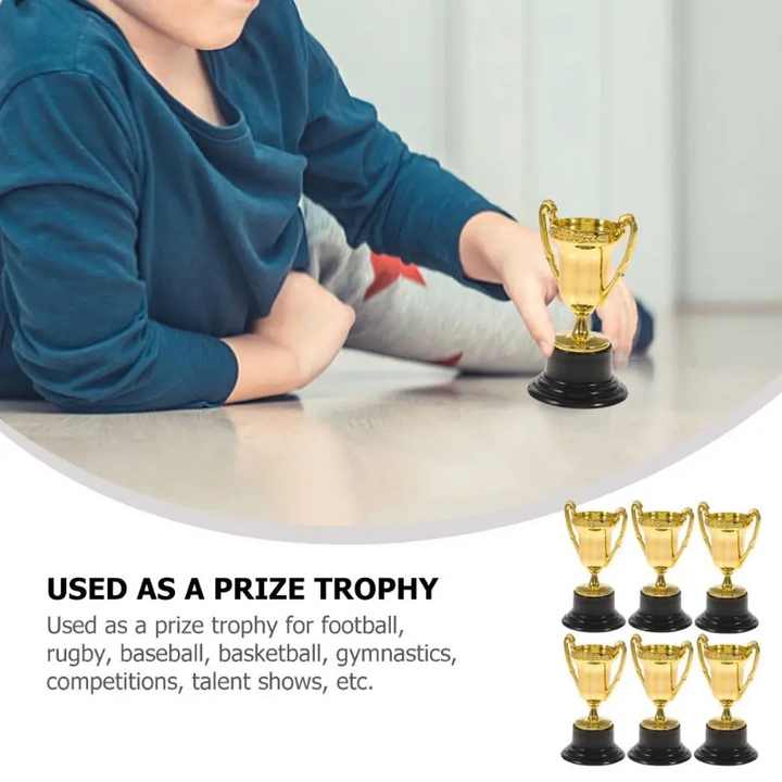 Promotional Customized Winner Kids Children Toy Soccer Baseball Carnival Prize Party Favors Trophies