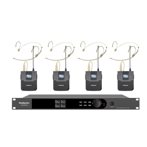 Sistema de Micrófono para Conferencias 8400plus con 1 Receptor y 4 Micrófonos Inalámbricos de Solapa, de Cuello de Ganso y de Tipo Pistola - Product Image 2