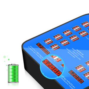 Estación de acoplamiento universal usb, <span class=keywords><strong>200W</strong></span>, 40 puertos, pantalla Digital USB, estación de carga inteligente para teléfonos - Product Image 3