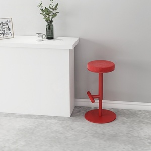 Barra de <span class=keywords><strong>Bar</strong></span> Estilo Nórdico Minimalista con Sillas Giratorias Ajustables, Mostrador de <span class=keywords><strong>Bar</strong></span> Moderno con Taburetes Altos - Product Image 4